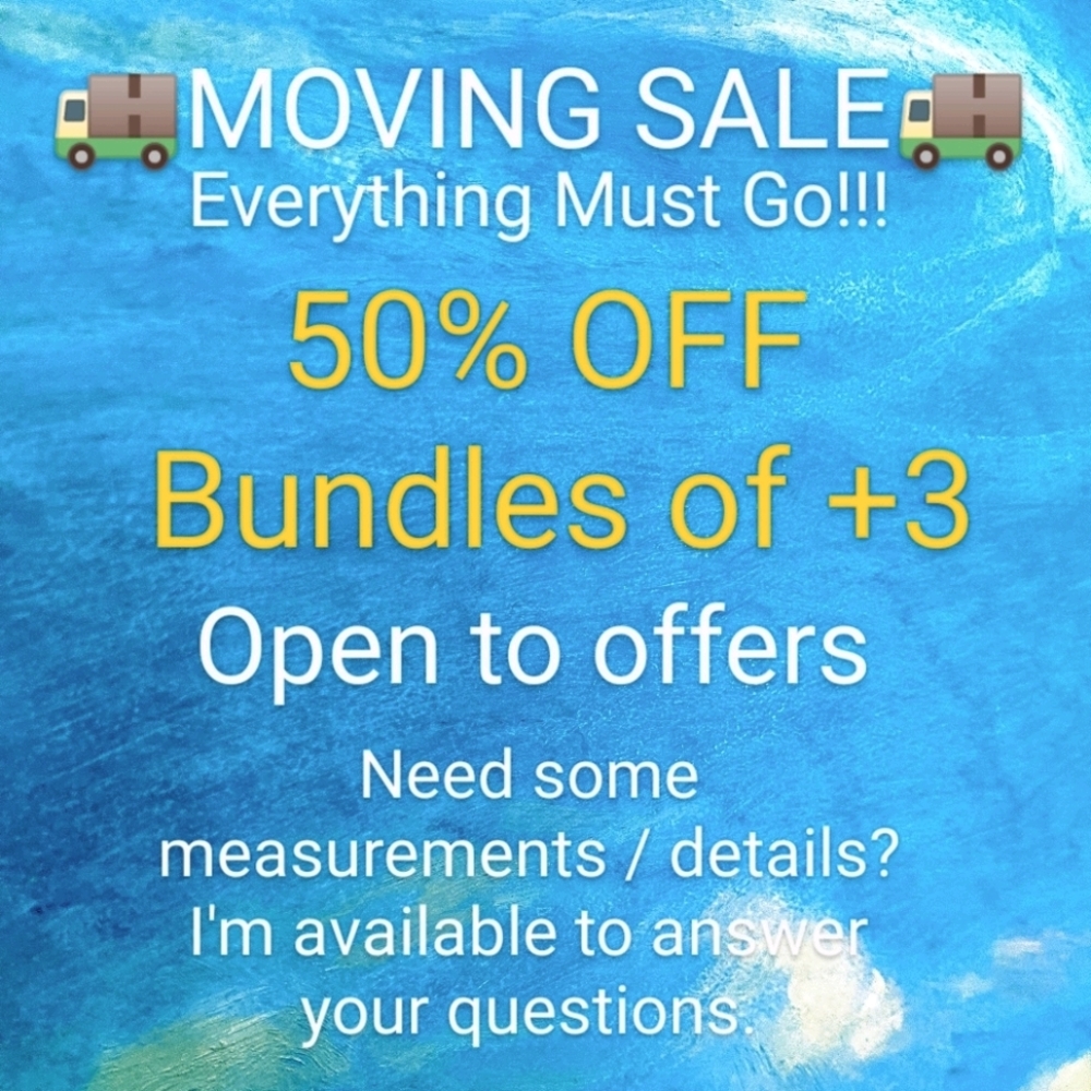 !! MOVING SALE !!